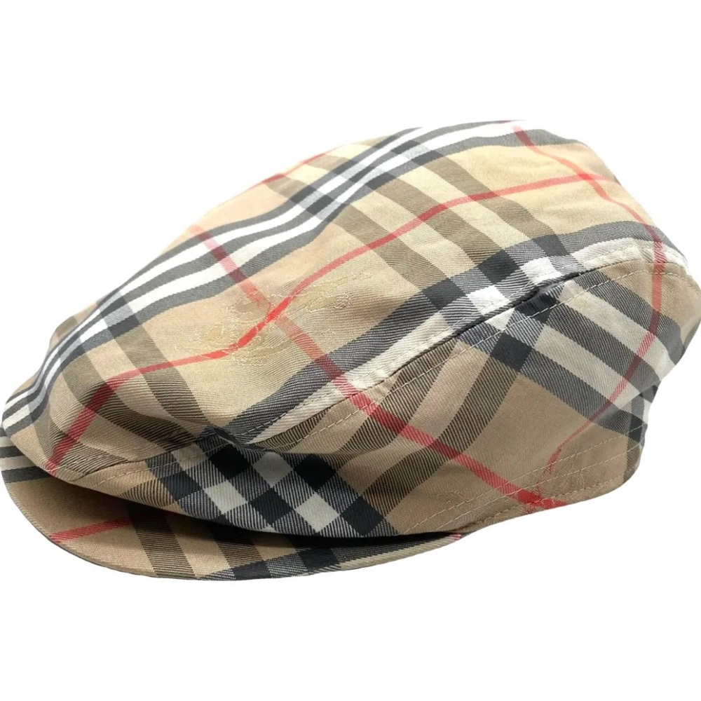 Authentic Burberry Baretta Nova Check Hat Vintage